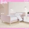 image:imageEvolur Barbie Los Altos Wooden Toddler Bed Blush Pink  Greenguard Gold amp BSA Certified  LowtoFloor Kids Bed for Girls  Fits Standard Crib MattressBlush Pink