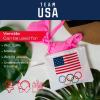image:imageFranco Collectibles BeachPool Waterproof Swimsuit Makeup Toiletries Pouch BagTeam USA