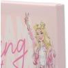 image:imageOpen Road Brands Mattel Barbie Living the Dream Gallery Wrapped Canvas Wall Art  Inspirational Barbie Wall Decor for Bedroom or Play RoomPinkWhite