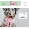 image:imageSassy Woof Dog Adjustable Harness  Barbie Malibu  S Breathable Mesh No Pull Design with Two DRings Patented Design Perfect for Small Dogs and Puppies  Officially LicensedXLarge