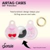 image:imageSonix x Barbie Case for AirTag with Gold Carabiner  Hard Cover Protective Case  Holder Keychain  Barbie  IconicCherry Love