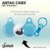 image:imageSonix x Barbie Case for AirTag with Gold Carabiner  Hard Cover Protective Case  Holder Keychain  Barbie  IconicJelly Baby Blue