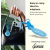 image:imageSonix x Barbie Case for AirTag with Gold Carabiner  Hard Cover Protective Case  Holder Keychain  Barbie  IconicJelly Baby Blue