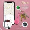 image:imageSonix x Barbie Case for AirTag with Gold Carabiner  Hard Cover Protective Case  Holder Keychain  Barbie  IconicJelly Bubblegum Pink