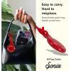 image:imageSonix x Barbie Case for AirTag with Gold Carabiner  Hard Cover Protective Case  Holder Keychain  Barbie  IconicJelly Red