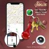 image:imageSonix x Barbie Case for AirTag with Gold Carabiner  Hard Cover Protective Case  Holder Keychain  Barbie  IconicJelly Red