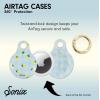 image:imageSonix x Barbie Case for AirTag with Gold Carabiner  Hard Cover Protective Case  Holder Keychain  Barbie  IconicLemon Gingham