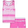 image:imageBarbie Girls Racerback UPF 50 Tankini Top and Swim Shorts Outfit Set Little Kid to Big Kid Sizes 41416Pink