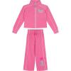 image:imageBarbie Girls Zip Up Jacket and Pants Tracksuit Outfit Set Toddler to Big Kid Sizes 2T  1416Pink