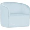 image:imageEvolur Barbie Be Bold Be You Kids Sofa Soft Supportive Seating for Playrooms and Bedrooms LowtoGround Access EasyClean Fabric ASTM Certified 99 lb Capacity  Light BlueLight Blue