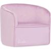 image:imageEvolur Barbie Be Bold Be You Kids Sofa Soft Supportive Seating for Playrooms and Bedrooms LowtoGround Access EasyClean Fabric ASTM Certified 99 lb Capacity  Light BluePurple