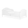 image:imageEvolur Barbie Dreamscape Wooden Toddler Bed in White JPMA amp Greenguard Gold Certified  LowtoFloor Design with Safety Guard Rails Fits Standard Crib Mattress Easy to AssembleWhite