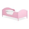 image:imageEvolur Barbie Dreamscape Wooden Toddler Bed in White JPMA amp Greenguard Gold Certified  LowtoFloor Design with Safety Guard Rails Fits Standard Crib Mattress Easy to AssemblePink