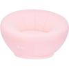 image:imageEvolur Barbie Im Unstoppable Kids Couch Soft Teddy Velvet Lounge Sofa with Supportive Back and Armrests Lightweight Playroom and Nursery Seating ASTM Certified  Pink