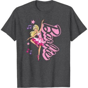 image:imageBarbie  Barbie Ballerina  Ballet All Day TShirtDark Heather Grey
