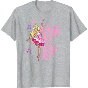 image:imageBarbie  Barbie Ballerina  Ballet All Day TShirtHeather Grey
