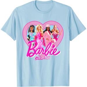 image:imageBarbie  Since 1959 Heart TShirtBaby Blue