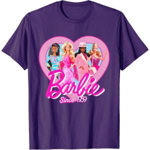 image:imageBarbie  Since 1959 Heart TShirtPurple