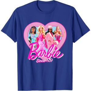 image:imageBarbie  Since 1959 Heart TShirtRoyal Blue