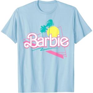 image:imageBarbie 90s Retro Logo TShirtBaby Blue