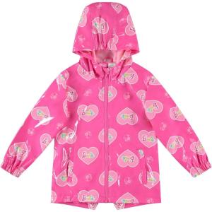 image:imageBarbie Girls Zip Up Waterproof Rain Jacket Little Kid to Big Kid Sizes 41416Pink
