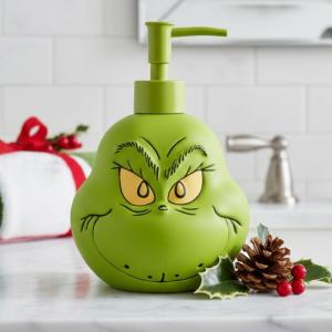 image:imageCollectibles Barbie Light Pink B Monogram SoapLotionHand Sanitizer Resin Pump Dispenser 1169 Ounces Officially Licensed Product By FrancoGreen  Grinch Pump Dispenser