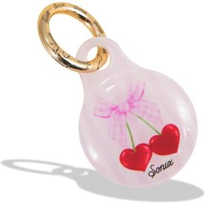 image:imageSonix x Barbie Case for AirTag with Gold Carabiner  Hard Cover Protective Case  Holder Keychain  Barbie  IconicCherry Love