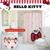 image:imageBarbie Glam 13Piece Shower Curtain Set 72 x 72 Inch Fabric Curtain with Hooks Bathroom Decor Machine Washable 100 Officially Licensed Product by Franco CollectiblesHello Kitty
