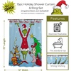 image:imageBarbie Glam 13Piece Shower Curtain Set 72 x 72 Inch Fabric Curtain with Hooks Bathroom Decor Machine Washable 100 Officially Licensed Product by Franco CollectiblesThe Grinch