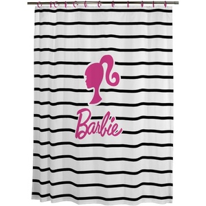 image:imageBarbie Glam 13Piece Shower Curtain Set 72 x 72 Inch Fabric Curtain with Hooks Bathroom Decor Machine Washable 100 Officially Licensed Product by Franco CollectiblesBarbie
