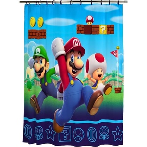 image:imageBarbie Glam 13Piece Shower Curtain Set 72 x 72 Inch Fabric Curtain with Hooks Bathroom Decor Machine Washable 100 Officially Licensed Product by Franco CollectiblesSuper Mario