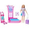 image:imageBarbie Malibu Family amp Friends Limitless Adventure Blonde Fashion Doll with Baggage Claim Luggage Trolly Conveyer Belt and CarryOnPlayset