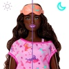 image:imageBarbie Party Unboxed Doll amp Accessories Sleepover Reveal Series with 7 Surprises Including GlowinTheDark Activity Pink Pajama DollPink