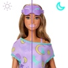 image:imageBarbie Party Unboxed Doll amp Accessories Sleepover Reveal Series with 7 Surprises Including GlowinTheDark Activity Pink Pajama DollPurple