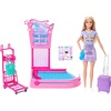 image:imageBarbie Malibu Family amp Friends Limitless Adventure Blonde Fashion Doll with Baggage Claim Luggage Trolly Conveyer Belt and CarryOnPlayset