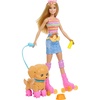 image:imageBarbie Pets Skate and Run Pup Blonde Doll with Skating Puppy Leash Matching Skates Sunglasses and Pet AccessoriesBlonde