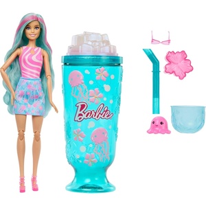 image:imageBarbie Pop Reveal Doll amp Accessories Sea Slushy Series Fashion Doll amp Pet 8 Surprises Includes Sensory Slime and Color Change HairBlue