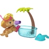 image:imageBarbie Dream Squad Pet Puppy Pool with Palm Tree ColorChange Snorkel Mask Flippers and PoolThemed Play PiecesPuppy  Palm Tree