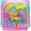 image:imageBarbie Dream Squad Pet Puppy Pool with Palm Tree ColorChange Snorkel Mask Flippers and PoolThemed Play PiecesPuppy  Palm Tree
