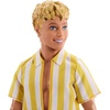 image:imageBarbie Fashionistas Style Ken Doll 253 with Brown Hair Wearing Lavendar Shorts with Turquoise and Lavender Argyle Shirt White ShoesDream Ken