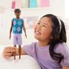 image:imageBarbie Fashionistas Style Ken Doll 253 with Brown Hair Wearing Lavendar Shorts with Turquoise and Lavender Argyle Shirt White ShoesPurple Argyle