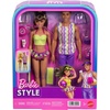 image:imageBarbie Style Fashion Dolls Set Beach Inspired Looks and Accessories 65th Anniversary Ken Doll