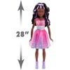 image:imageBarbie 28Inch Best Fashion Friend Star Power Doll and Accessories Dark Brown HairStar Power Dark Brown Hair