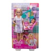 image:imageBarbie Careers Dentist Playset with Blonde Doll Wearing White Coat Toddler Small Doll Examination Chair amp Accessories
