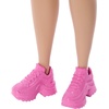 image:imageBarbie Fashionistas Style Doll 249 with Blonde Hair Wearing Pink Paisley Skirt Pink Paisley Shirt White Platform SandalsColorful Stars