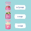 image:imageBarbie Sillhouette Whiskware Stackable Snack Pack  3 Jar  Handle  Pink