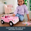 image:imageHot Wheels RC Barbie Ford Bronco RemoteControl Toy Car RC Vehicle with Puppy Accessory Dog Bed amp Bowl Plus Stickers for Customization Fits 2 DollsBronco