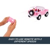 image:imageHot Wheels RC Barbie Ford Bronco RemoteControl Toy Car RC Vehicle with Puppy Accessory Dog Bed amp Bowl Plus Stickers for Customization Fits 2 DollsBronco