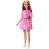 image:imageBarbie Fashionistas Style Doll 249 with Blonde Hair Wearing Pink Paisley Skirt Pink Paisley Shirt White Platform SandalsPink Paisley