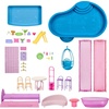 image:imageBarbie DreamHouse Dollhouse 2026 with 2 Pools 2 Slides Elevator with 9 Play Areas Including 2 Houses amp 65 Pieces Including Furniture amp Accessories